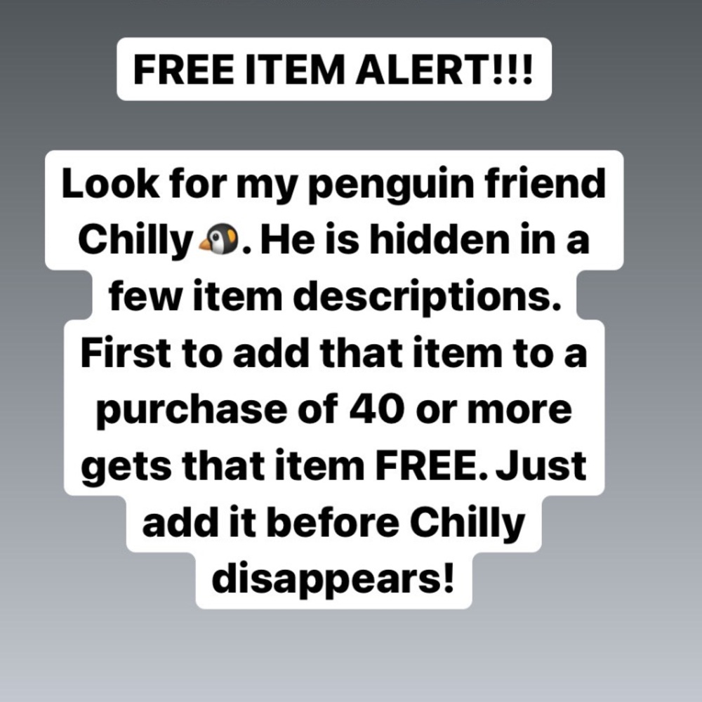 FREE ITEM ALERT!!!